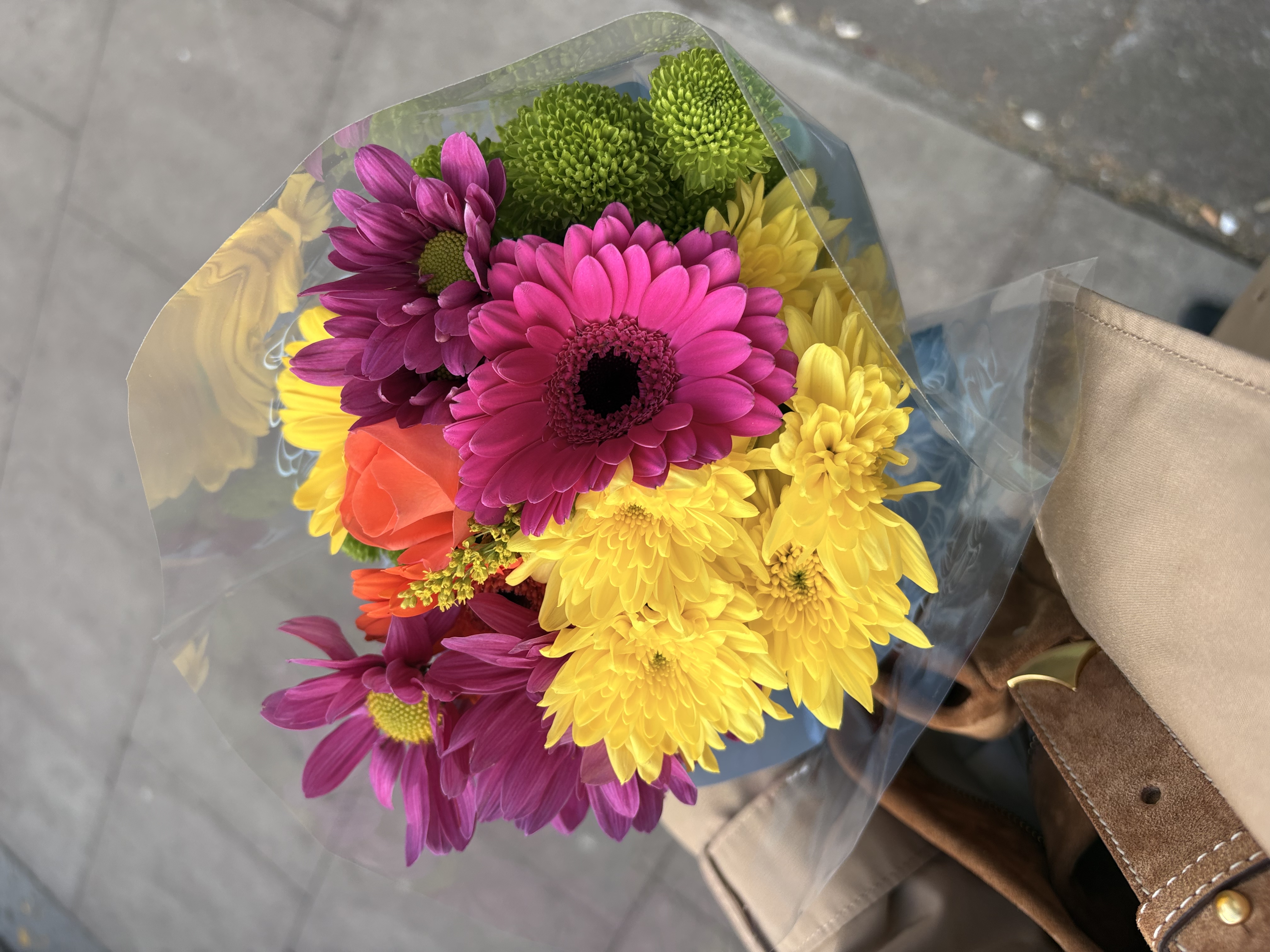 Bouquet of flowers for the host